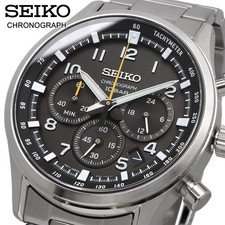 SEIKO Watch Seiko Watch Chronograph Tachymeter 100M Water Resistant Business Cas