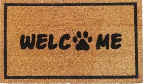 Welcome With A Paw Print O Fußmatte - Bild 1 von 1