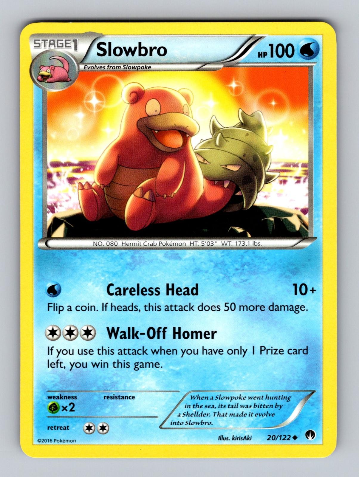 Slowbro 20/122 Uncommon BREAKpoint Pokemon Lightly Played