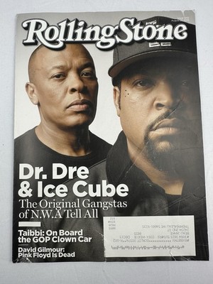 Rolling Stone Magazine August 2015 Dr Dre Ice Cube Issue 1242