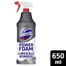 Domestos Power Foam Limescale Remover Toilet & Bathroom Cleaner Spray 650 ml 7.46 per litre