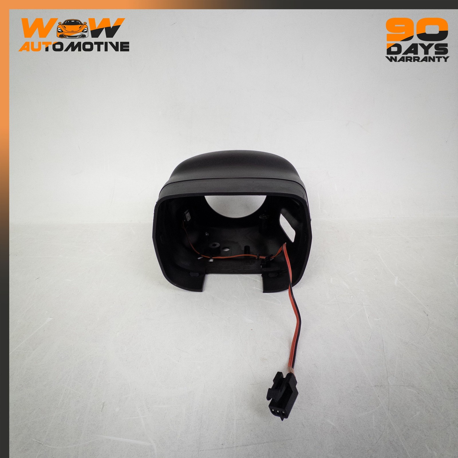 06-13 CHEVROLET CORVETTE C6 STEERING WHEEL COLUMN SHROUD COVER BLACK OEM
