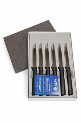 Rada Cutlery Six Serrated Steak Knives Gift Set, 6-Piece Knife Set