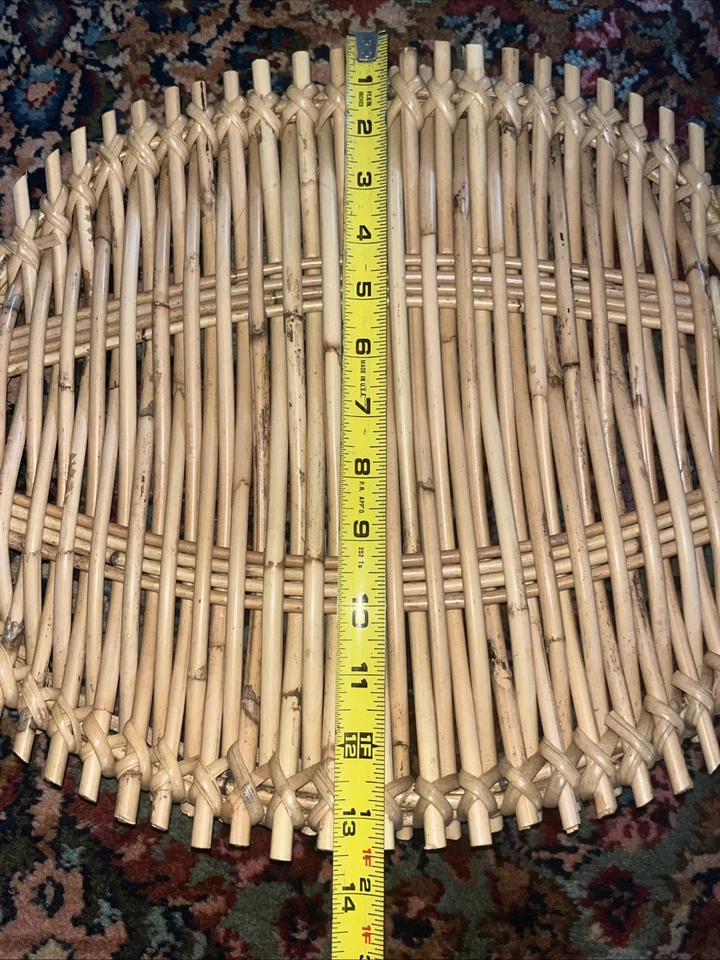 Rattan Wicker Handmade Trays - Image 3 of 4