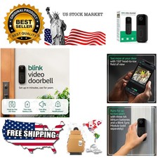 Video Doorbell newest model Head-to-toe HD view, two- battery life, and sim...