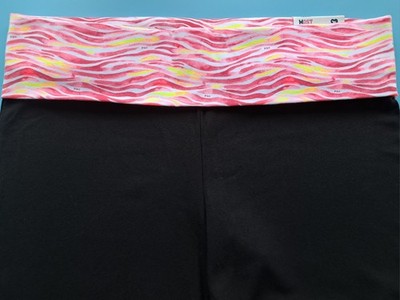 Y2K 2010 Victoria's Secret PINK Bling MVP Foldover TIGER Yoga Crop