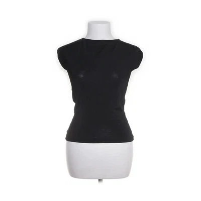 Ralph Lauren, top, taille : M, noir, viscose/polyester, unicolore #iWa - Photo 1/4