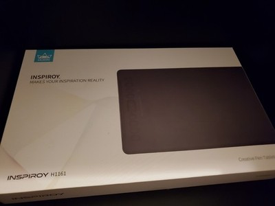 HUION Inspiroy H1161 Large Graphic Drawing Tablet Touch Strip Battery-free Pen