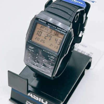 Casio DBC-32-1 Data Bank Quartz Men's Watch Black Color Digital Dial DBC32-1