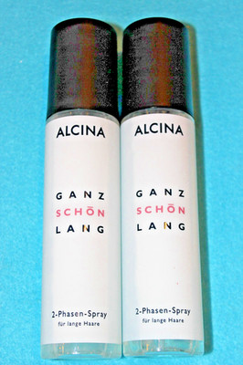 2x125ml ALCINA GANZ SCHÖN LANG ''2-PHASEN SPRAY'' LEAVE-IN+FEUCHTIGKEIT LANGE HAAR