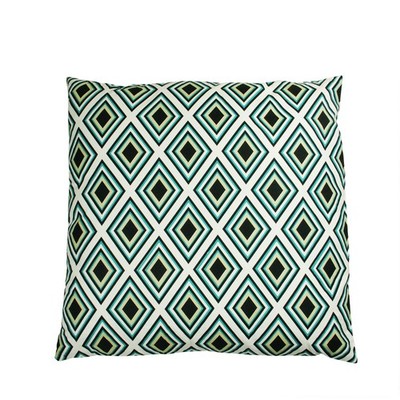 Kaemingk 30'' Urban Life Vogue Geometic Diamond Patterned Floor Throw Pillow