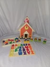 Vintage 1971 Fisher-Price Little People School House #923 ABCs & Accessories