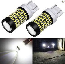 7443 LED Bulb White Super Bright 2800 Lumens 3014 103-SMD 7440 74 Color: White