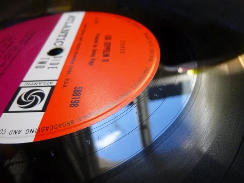 VG/EX- Led Zeppelin II(2) Red/Plum 588198 UK vinyl Lp GATEFOLD Baldwin credits