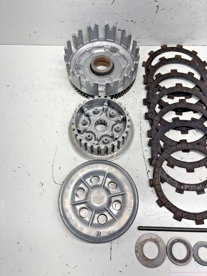 Yamaha DT360 DT 360 Engine Clutch Assembly / Basket / Plates / 445-16301-00-00 - Image 2 of 4