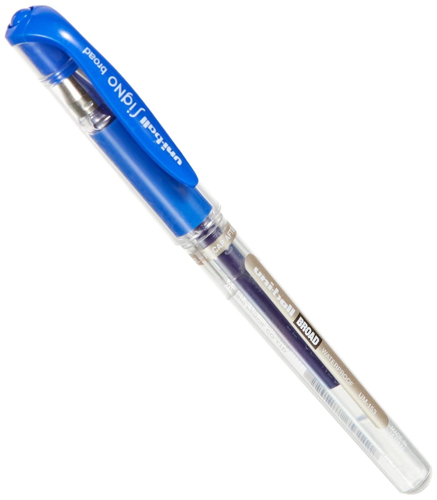 uni-ball UM153C B Signo Broad Gel Ink Rollerball Pen Blue