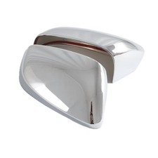 Plated Chrome Silver Side Mirror Overlay Cap Cover Fits 25-26 4runner Trd Sport Plated Chrome Silver Side Mirror Overlay Cap Cover Fits 25-26 4runner Trd Sport