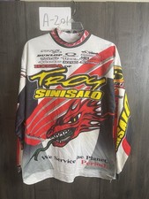 Vintage Rare Honda Troy Racing Sinisalo Motocross Sports Jersey Oakley Size XL