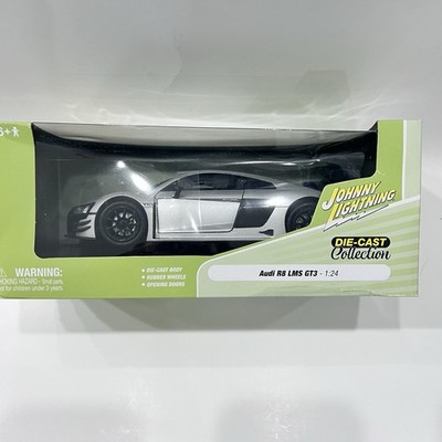 Johnny Lightning Audi R8 LMS GT3 (Silver) 1:24 Diecast