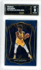 2020 Select James Wiseman Graded Rookie Card #184 GMA 9. rookie card picture