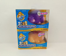 ZHU ZHU Pets Rockstars Purple Little Bit Orange Snuggems Interactive Hamster Lot