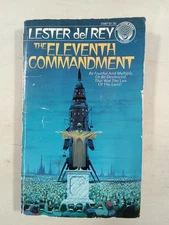 The Eleventh Commandment by Lester Del Rey 1976 Ballantine 2nd Print PB Sci-Fi