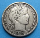 1915-D Barber Half Dollar