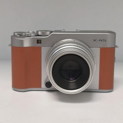 Fujifilm Fuji X-A5 XA5 24.2 MP W/35mm F1.6 Lens Mirrorless Digital Camera Brown