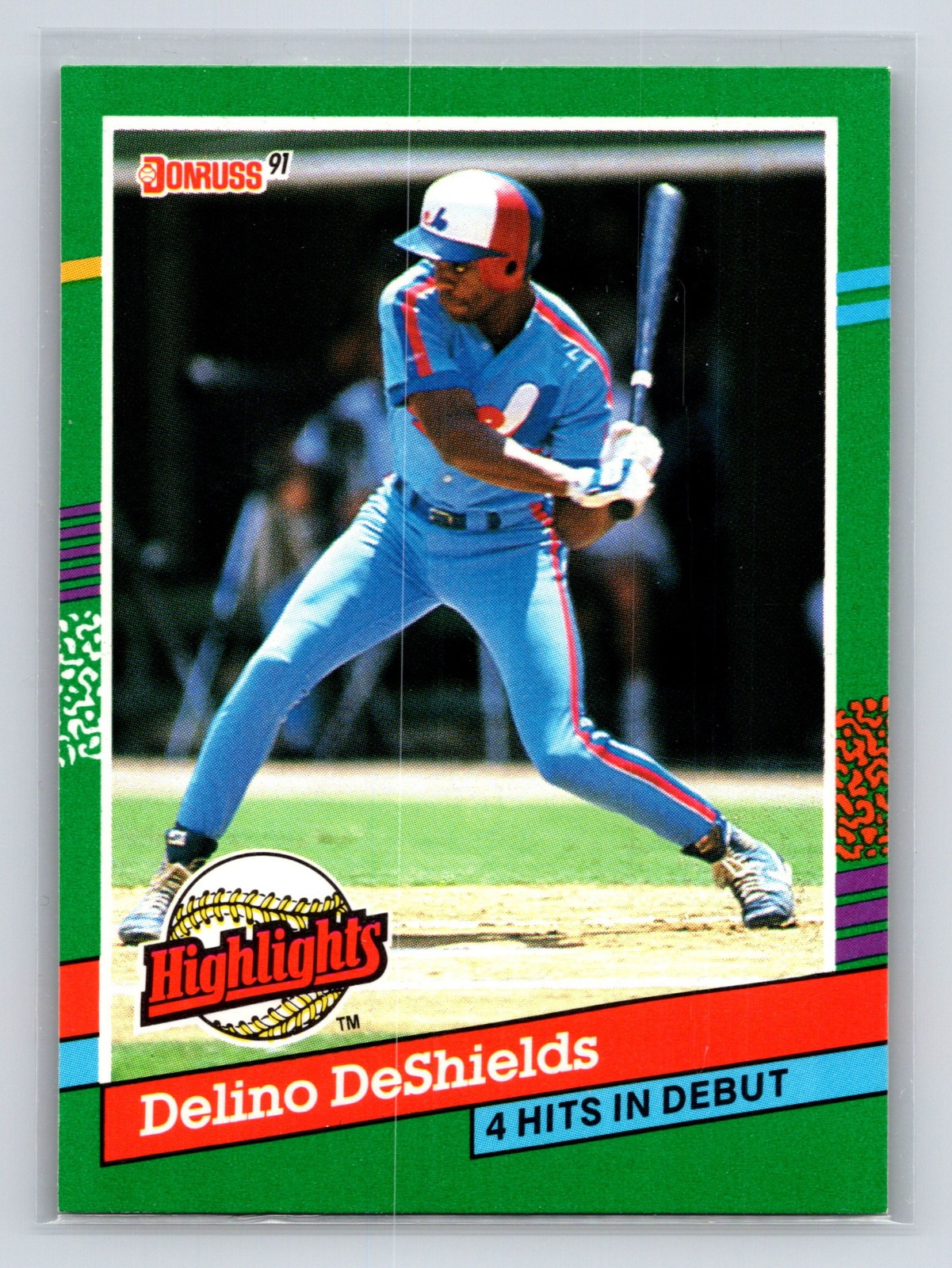 1991 Donruss Bonus Cards #BC-16 Delino DeShields