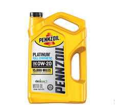 2 PACK Pennzoil Platinum Full Synthetic 0W-20 Motor Oil, 5 Quart 20.78 per gallon
