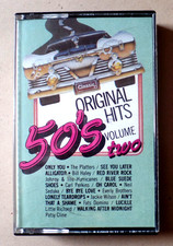 Vintage '50's ORIGINAL HITS 1996 Volume 2 MASTERS Cassette Tape