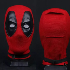 Adult Halloween Deadpool cosplay Full Face Mask Breathable Knit Helmet