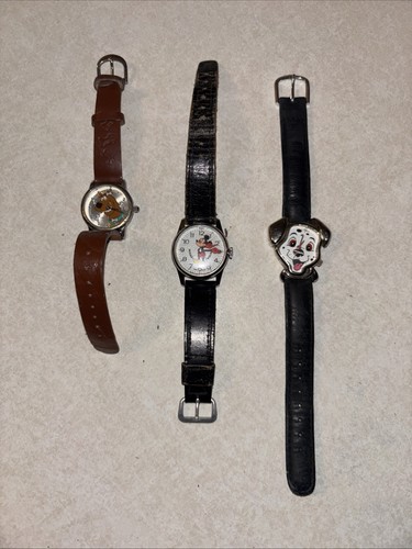 3 Vintage Disney Watches