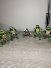 TEENAGE MUTANT NINJA TURTLES MOVIE STAR SET 1992 MIKEY LEO RAPH DON VINTAGE