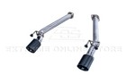 Muffler Delete Black Dual Tips Axle Back Exhaust For 05-06 Pontiac GTO New T-304