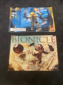 Lego Bionicle Lot of 7, 4877 4879 Rahaga 8533 8930 8531 8586 Macku 8726 Dalu