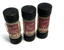  LOT OF 3 BUSSMAN LIMITRON JKS-15 QUICK-ACTING CURRENT-LIMITING FUSE 600A