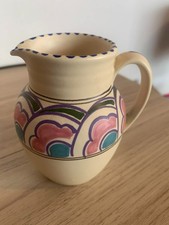 Vintage Honiton Pottery Hand‑Painted Cream Jug, made in Devon, England