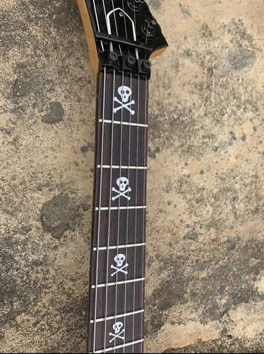 CUSTOM MM250 KH2 Zorlac Kirk Hammett Signature Electric Guitar Black HH Pickups - Picture 4 of 5