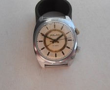 POLJOT Signal Alarm&Vibro Soviet USSR Russian Mechanical watch 1970s