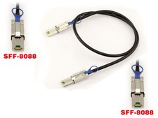 SAS MiniSAS SFF-8088 / SFF-8088 Cable - Length 1M - SFF8088 26 Pins