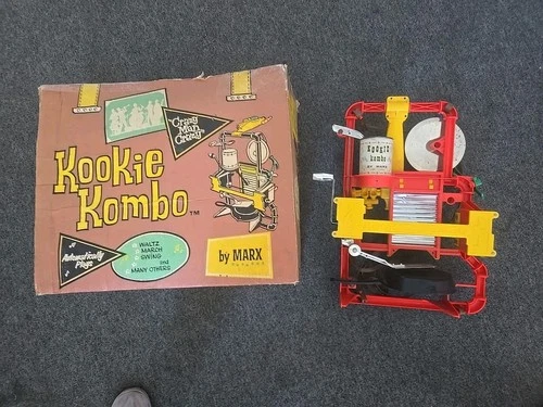 Vintage 1960s Marx Kookie Kombo One Man Band Kids Musical Toy