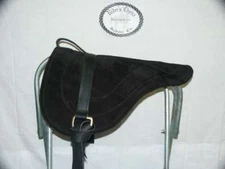 LEATHER BAREBACK ADULT SADDLE PAD by RIDERS CHOICE~ BLACK