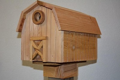 BLUEBIRD BIRDHOUSE With 6 SEPARATE COMPARTMENTS CEDARNEST HANDMADE FREE SHIPPING