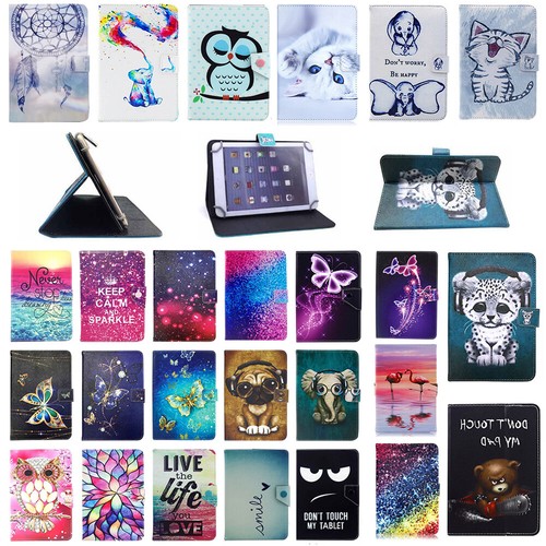 Leather Protective Case Flip Cover PU Stand For Apple iPad Mini Air Pro 7" 8"10"