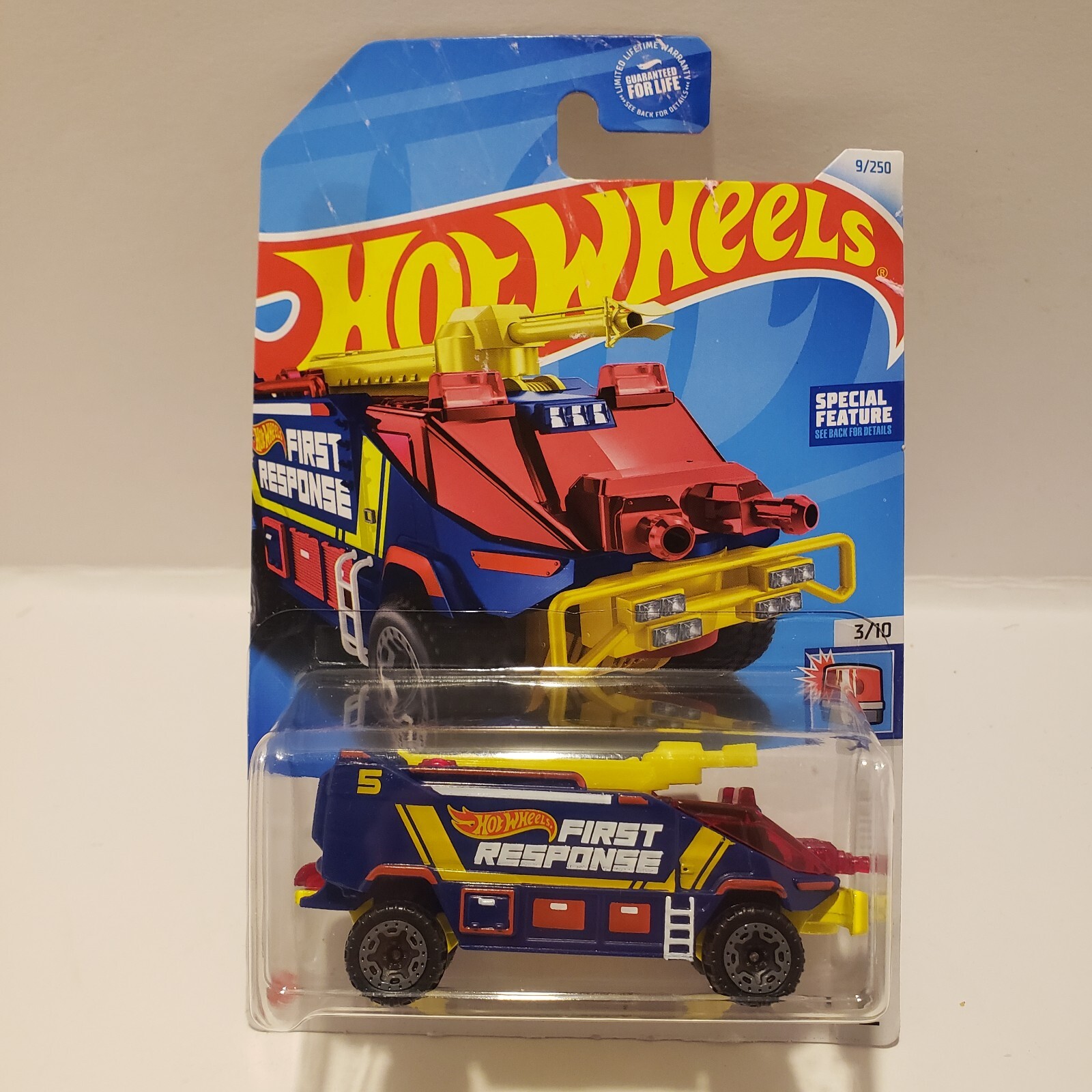 2024 Hot Wheels Hw First Response Runway Res-Q, 9/250 Blue