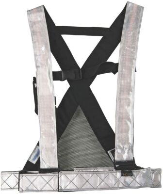 FHOSS Filux Self Illuminated Hi Vis Motorcycle Safety Harness New S/M/L