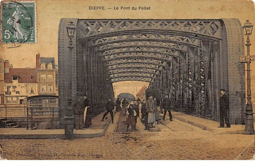 Vieille Carte Postale De Dieppe, Le Pont Du Pollet – édition Années 1900, Collectionneur