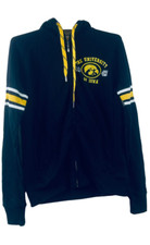 E5 College Classics Men's University of IOWA Hawkeyes Hooded Jacket, Navy