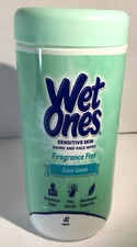 Wet Ones Hand Wipes Extra Gentle 1 ea 40ct pkg of Wipes- New-SHIPS N 24 HOURS